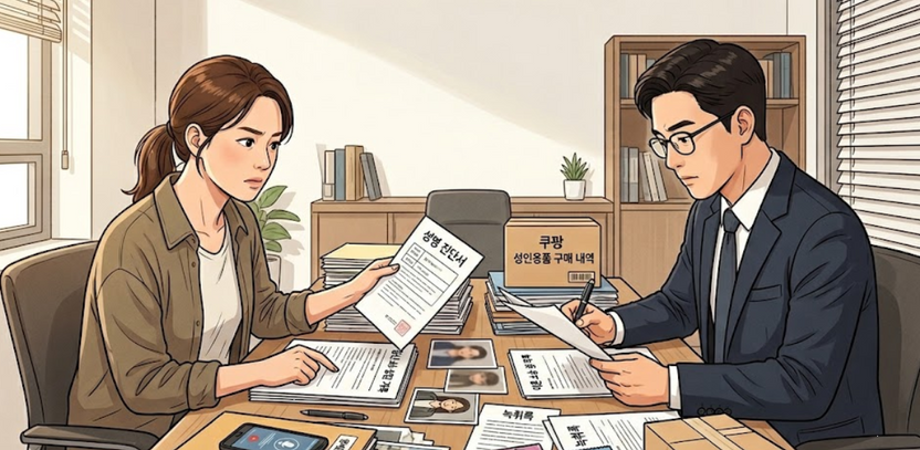 "보도여성과 2차" 남편의 부인, 성매매 이혼사유 입증될까 기사 관련이미지