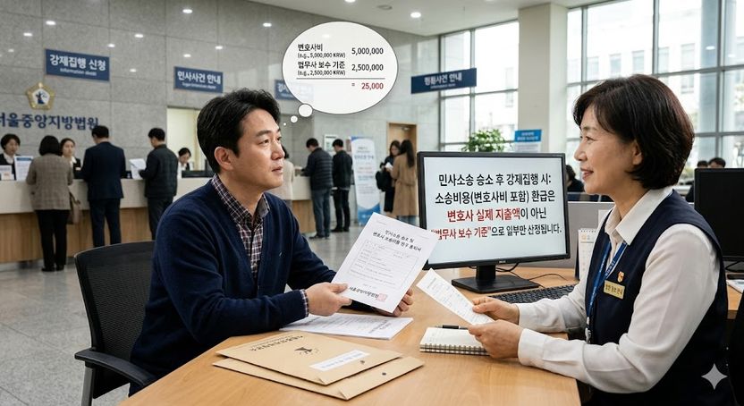 승소 후 강제집행, 변호사비는 얼마까지 받아낼 수 있나? 기사 관련이미지