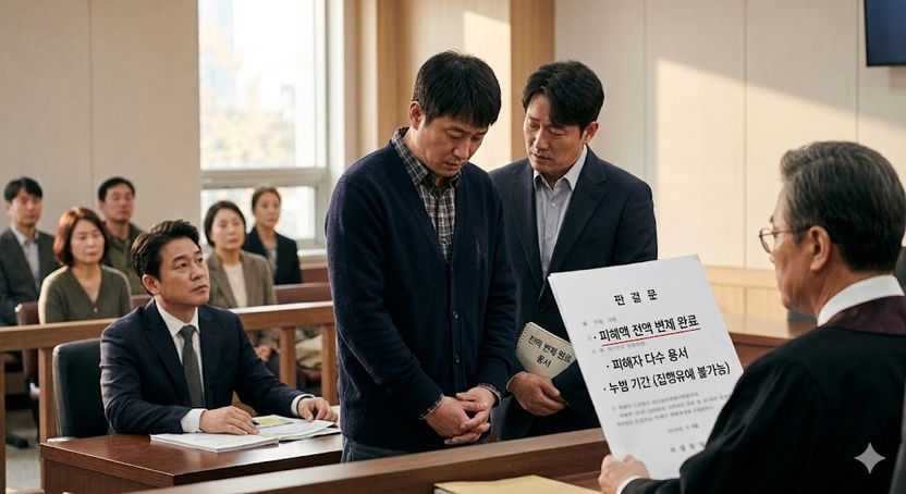 감옥이냐, 벌금형이냐…피해금 전액 갚은 사기 누범의 기로 기사 관련이미지