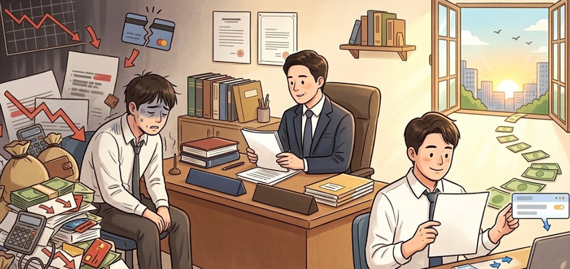 빚 5700만원 직장인의 선택…개인회생 장점 총정리 기사 관련이미지