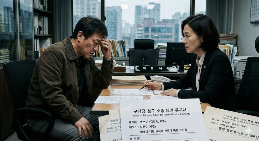 불륜남의 이중고: 아내에 3천만원, 전 연인에겐 '구상금 폭탄' 터지나 기사 관련이미지