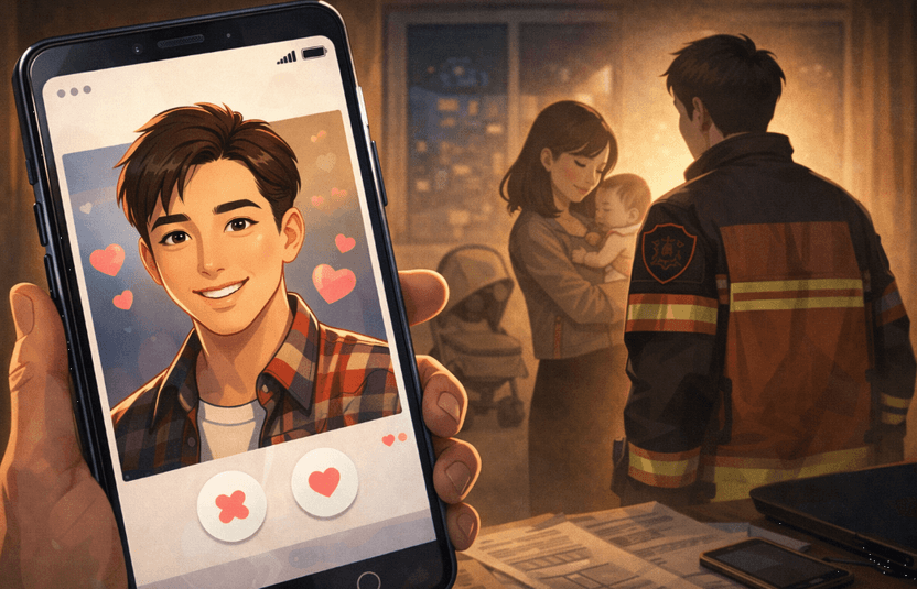 "갓난아기 아빠였다" 소방관의 거짓 프로필, 법의 심판대로 기사 관련이미지