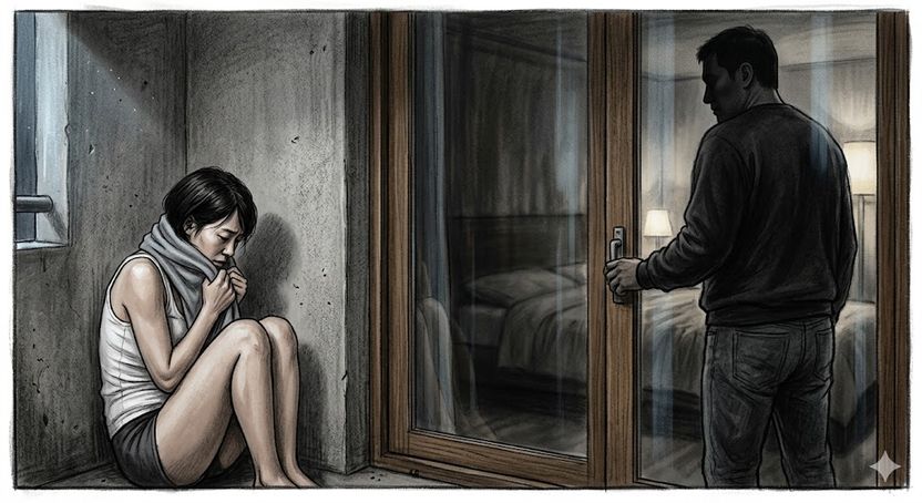 '팬티만 입고 갇혔다' 남편의 6개월간 가혹행위, 고소 가능할까 기사 관련이미지