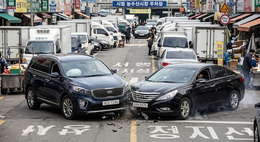 "역주행인데 중앙선 침범 아니다?" 사유지 사고, 과실 80% 뒤집기 기사 관련이미지