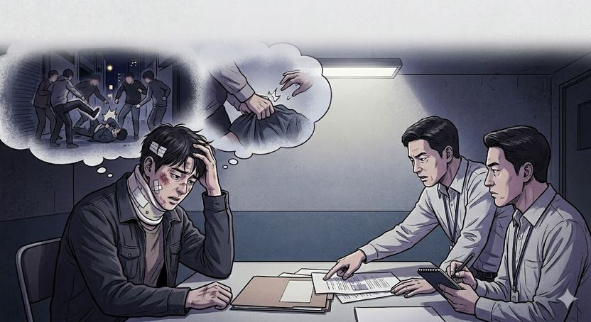 폭행당해 전치 9주인데, "기억 다르다"며 무고죄 수사라니 기사 관련이미지