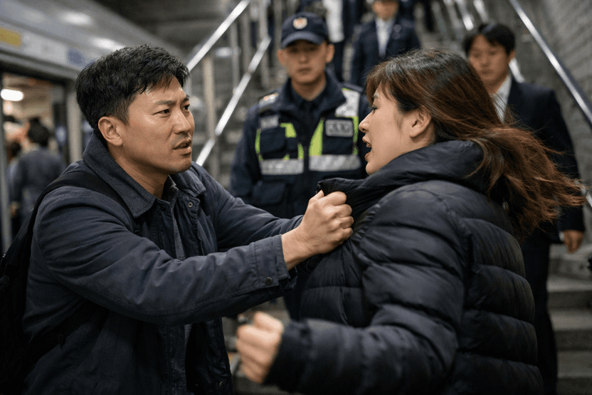 출근길 지하철 욕설녀 잡았다가 폭행 피의자로…합의금 요구에 어떻게 대응하나 기사 관련이미지
