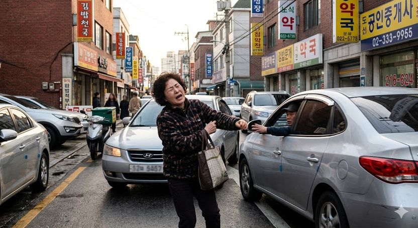 '악!' 비명 뒤 휘청…'미안하다' 한마디 후 사라진 운전자, 뺑소니일까? 기사 관련이미지
