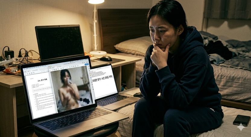 "나체사진 협박 증거가 화질 나쁜 캡처본 뿐인데…" 기사 관련이미지