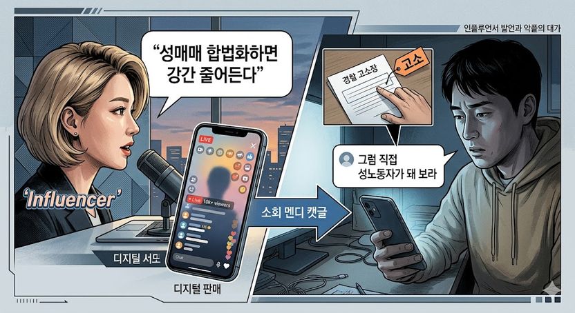 "성노동자 돼보라" 댓글, 정당한 비판인가 모욕인가 기사 관련이미지