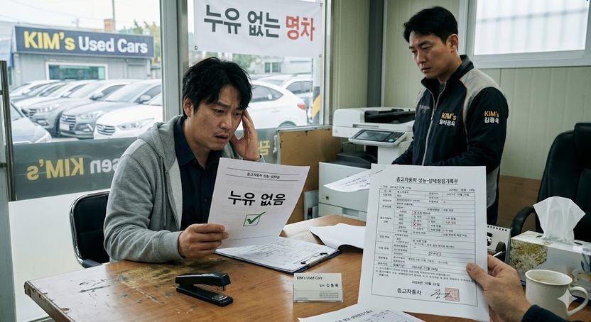 누유 고지 대신 "인쇄 오류", 중고차 딜러의 기막힌 사기 기사 관련이미지