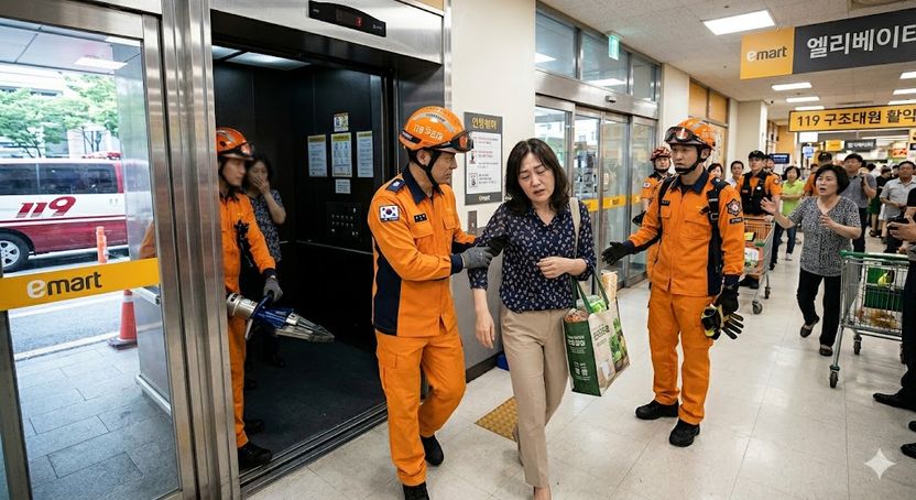 "엘베 40분 공포"에 합의금 30만원? 기사 관련이미지
