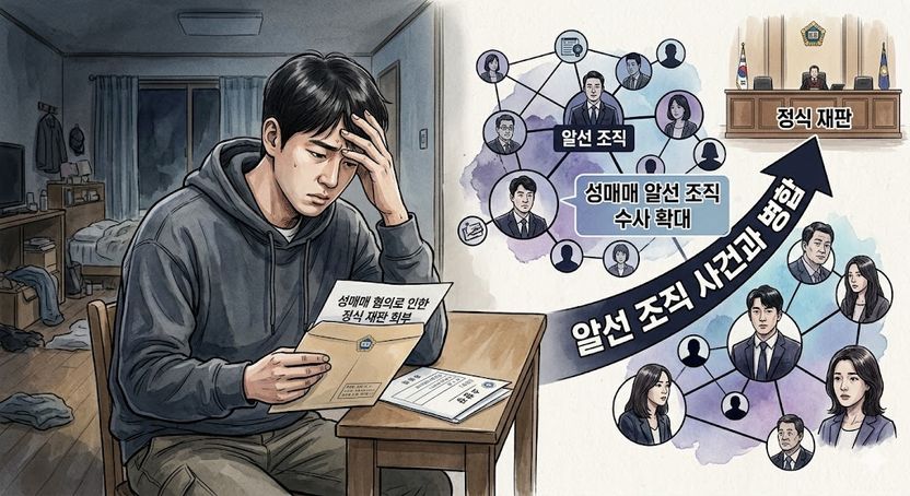 "벌금인 줄 알았는데 재판이라니"…성매수 남성, 알선 조직과 한 배 탔다 기사 관련이미지