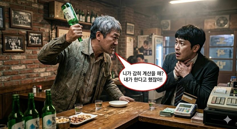 "술값 냈다고 소주병으로 폭행" 상사의 역고소, 법적 판단은? 기사 관련이미지