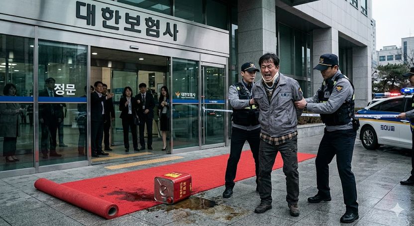 10년 억울함의 끝, 보험사 앞 불길…피해자의 절규 기사 관련이미지