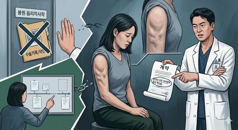지방흡입에 움푹 패인 팔, '부작용은 네 책임' 동의서 유효할까? 기사 관련이미지