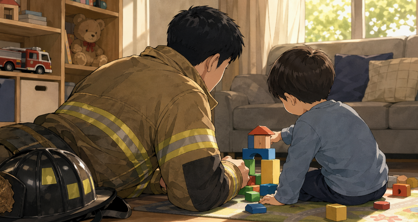 “내 아이 아니지만, 내가 키우겠다”... 소방관 남편의 눈물겨운 부성애 기사 관련이미지