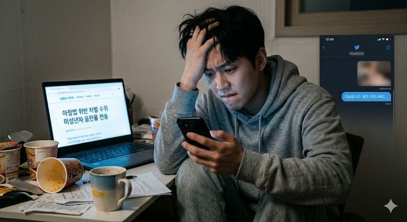 '내년에 성인' 말에 보낸 사진, '성범죄자' 될까요? 기사 관련이미지