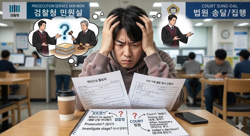 약식기소 기록, 법원 가라는데…법전엔 '검사' 먼저? 기사 관련이미지
