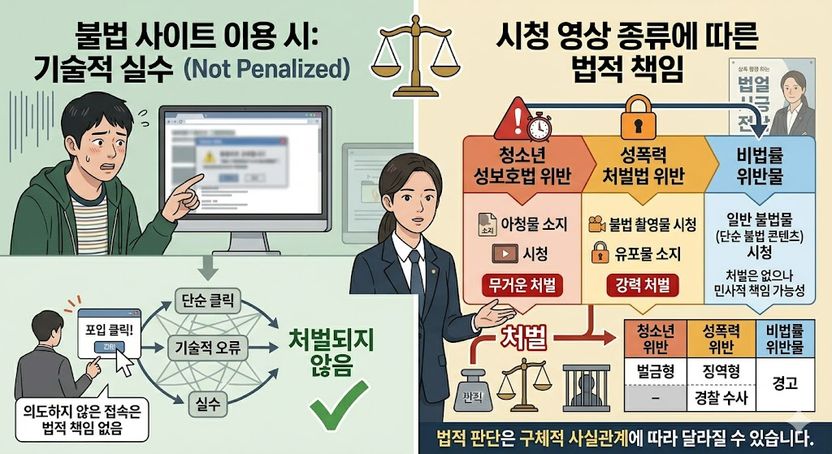 단순 시청은 정말 괜찮을까? 불법사이트 이용자의 눈물 기사 관련이미지