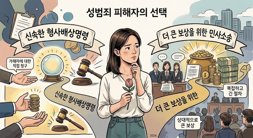 성추행 피해 보상, '빠른 길'과 '바른 길'의 갈림길 기사 관련이미지