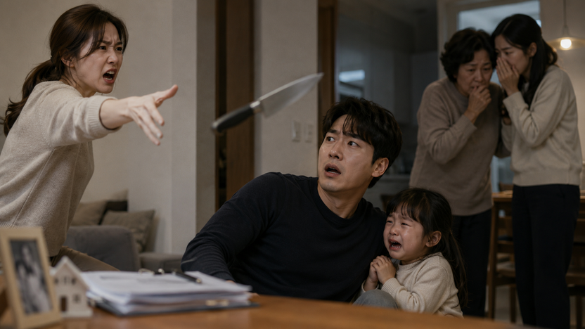 식칼 던지는 아내도 모자라…"시부모 죽으면 다 네 돈" 아내에 속삭인 장모 기사 관련이미지