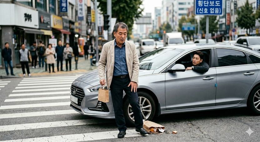 횡단보도 건너다 '쿵'... "보험사기꾼" 몰려 폭행당한 피해자 기사 관련이미지