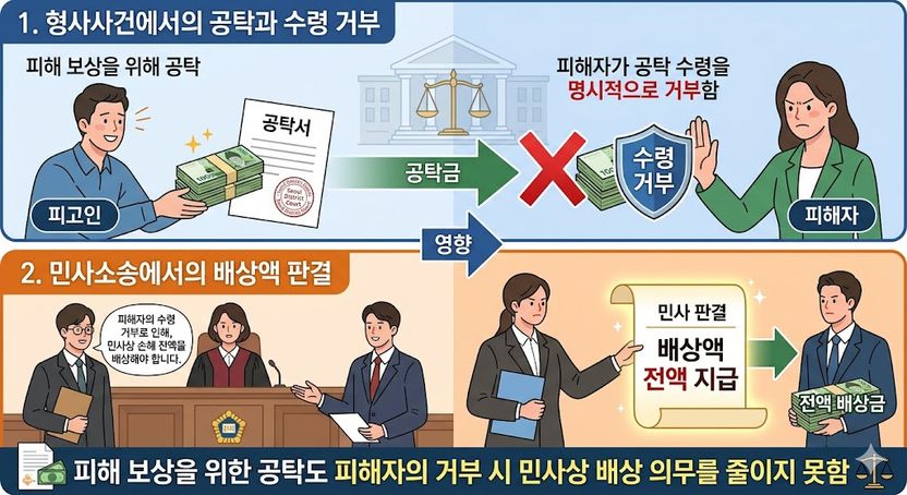 형사 공탁금 1000만원, 피해자가 안 받으면 무효? 기사 관련이미지