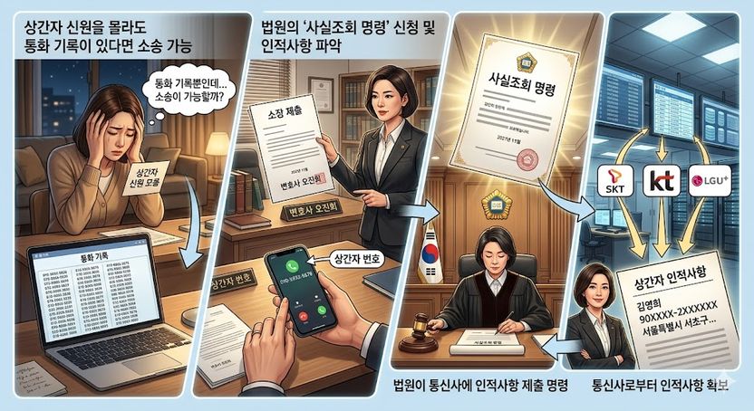 상간자 이름 몰라도 소송 가능…'그날의 통화'가 열쇠다 기사 관련이미지