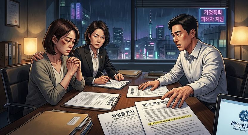 폭행 남편의 위험한 제안, "처벌 원치 않는다 써주면 이혼 OK?" 기사 관련이미지