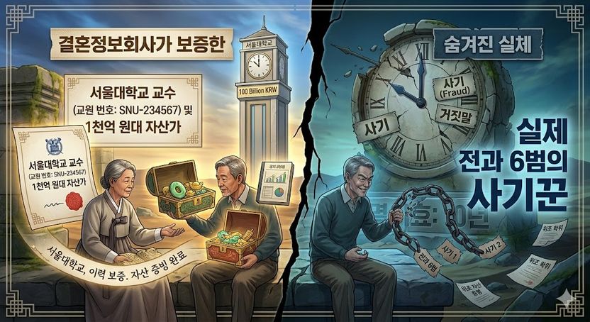 '1천억 자산가'라더니…알고보니 전과 6범, 결혼정보회사 책임은? 기사 관련이미지