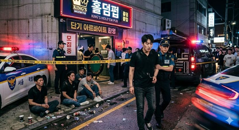 홀덤펍 알바의 절규 "벌금도 세게 받고 싶지 않습니다.." 기사 관련이미지