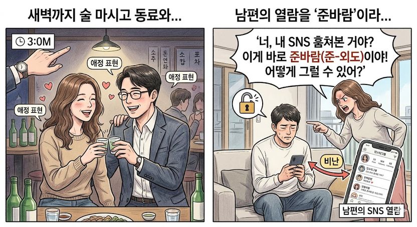 "읽씹해줘" 아내의 비밀 카톡…법정 향하는 '정서적 외도' 기사 관련이미지