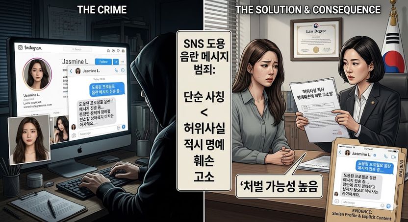 내 이름으로 친구에게 음란물…사칭, ‘이 죄명’ 아니면 처벌 어렵다 기사 관련이미지