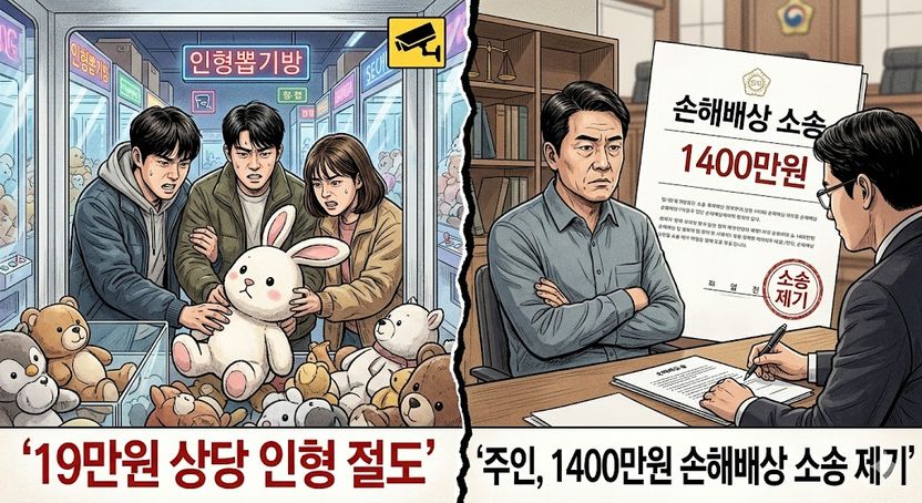 인형 10개 훔치고 1400만원 '배상 폭탄' 기사 관련이미지