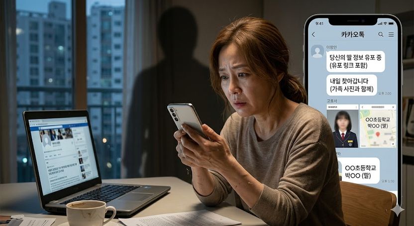 "초5 딸 사진이 프로필에…'찾아간다'는 익명의 협박범" 기사 관련이미지