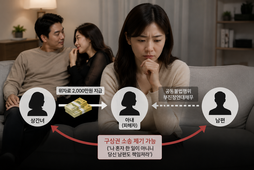 상간녀에게 위자료를 받았는데, 그 사람이 남편에게 돈을 돌려달라고 소송하면 어떻게 되나요? 기사 관련이미지