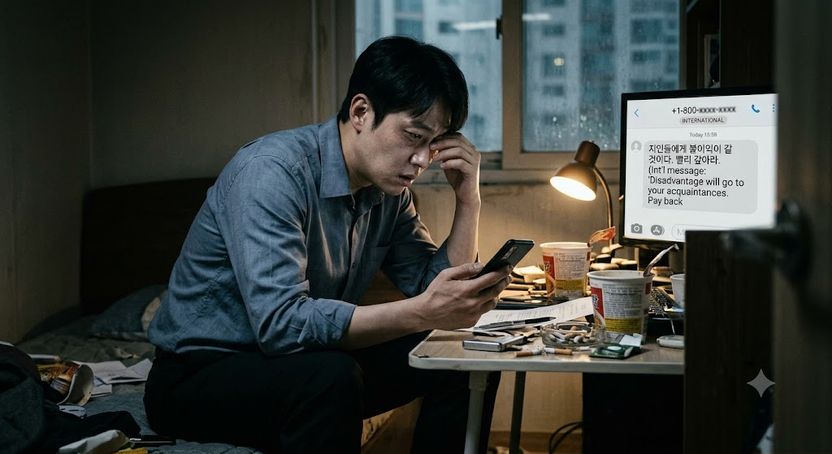 친구의 배신, 사채업자 협박 문자로 돌아왔다 기사 관련이미지