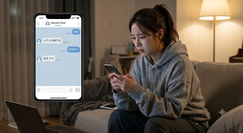랜덤채팅서 날아온 "늙ㅂㅈ"…단순 욕설 아닌 성범죄? 기사 관련이미지
