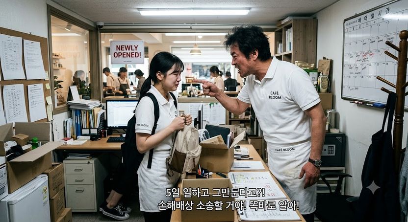 "5일 일하고 그만뒀는데 소송?" 사장의 위험한 역공 기사 관련이미지