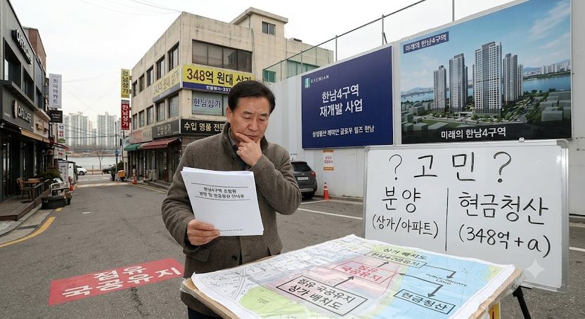 370억 상가, 국유지에 발목…한남4구역 조합원의 선택은? 기사 관련이미지