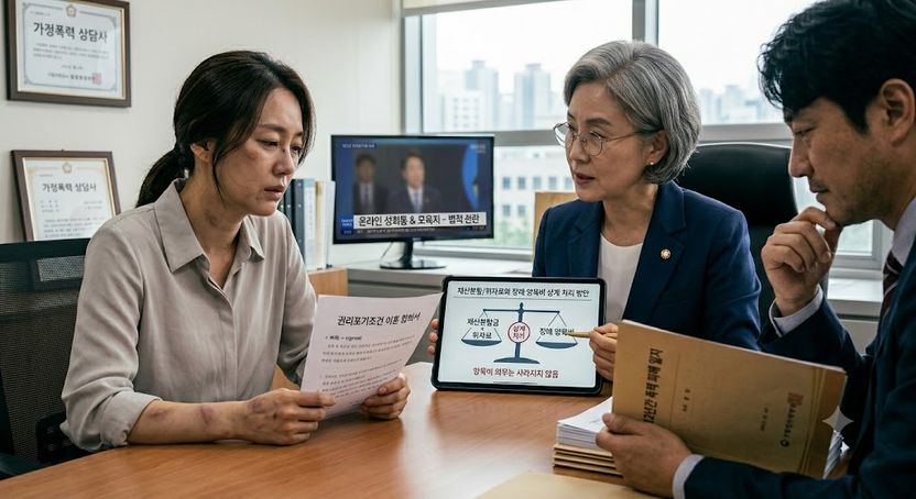 "코뼈 부러뜨린 남편, 다 포기할게요" 아내의 절규에 변호사들 '위험' 경고 기사 관련이미지