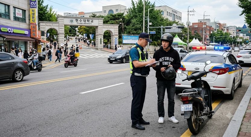 "교내는 무법지대?" 대학생의 50m 질주, 혹독한 대가 기사 관련이미지