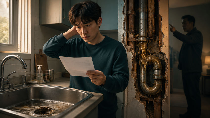"마라탕 버린 세입자 탓!"...싱크대 막히자, 집주인 '수리비 나몰라라' 기사 관련이미지