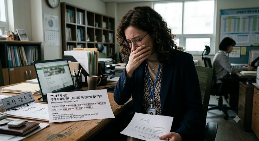 실명 없는데 '딱 너네'…아파트 카페 글로 직장 잃은 교사 기사 관련이미지