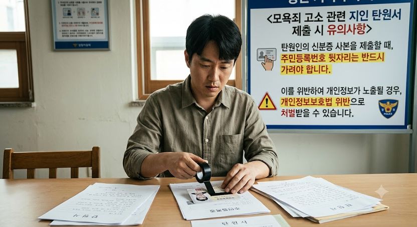 모욕죄 탄원서에 주민번호 썼다간…'무혐의' 대신 '전과' 생길 판 기사 관련이미지