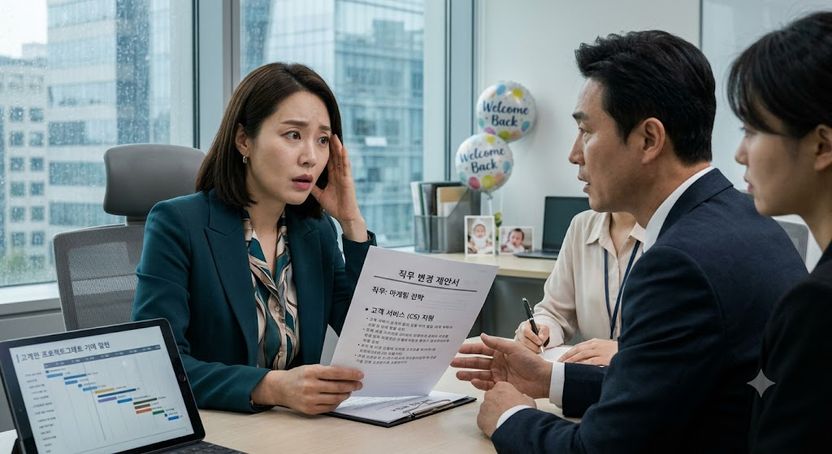 육아휴직 썼더니, 10년 전문직이 CS담당으로 기사 관련이미지