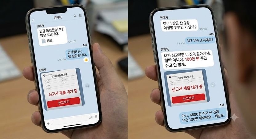 4500원 영상 샀다가 100만원 뜯길 판 기사 관련이미지