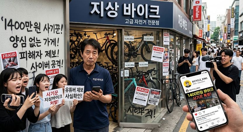 '이런 가게는 망해야' 10만 유튜버의 저격, 사장님의 반격 기사 관련이미지