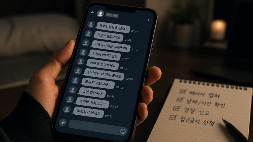 미용실 리뷰 하나 썼을 뿐인데 새벽까지 욕설 폭탄 보낸 원장...스토킹 신고 가능할까? 기사 관련이미지