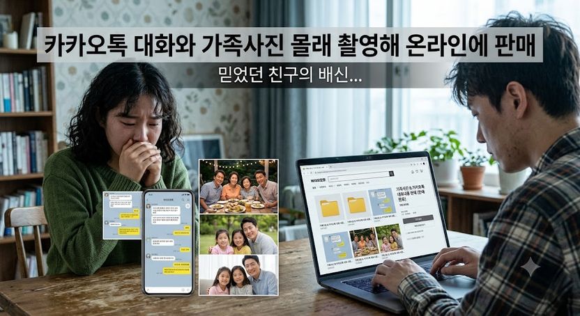 친구의 배신, 내 카톡 대화가 장당 500원에 팔렸다 기사 관련이미지